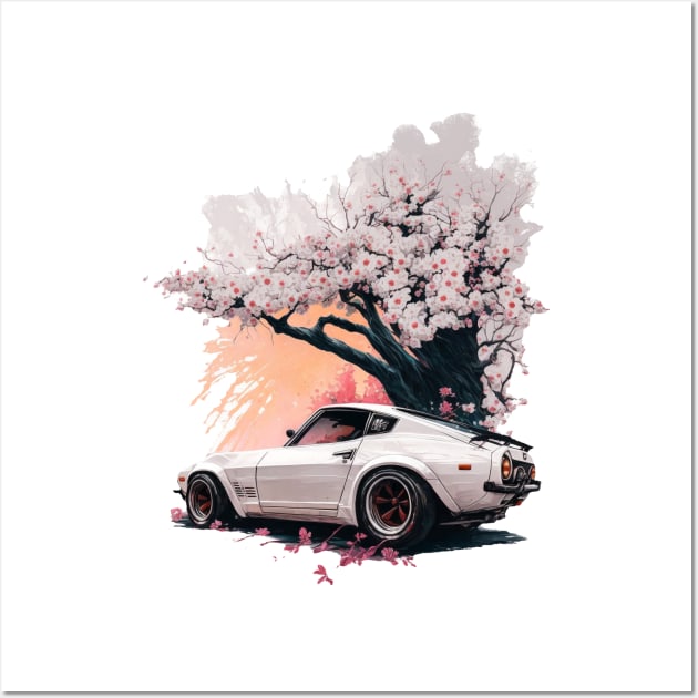 Datsun Cherry Blossom Wall Art by Kid Relic